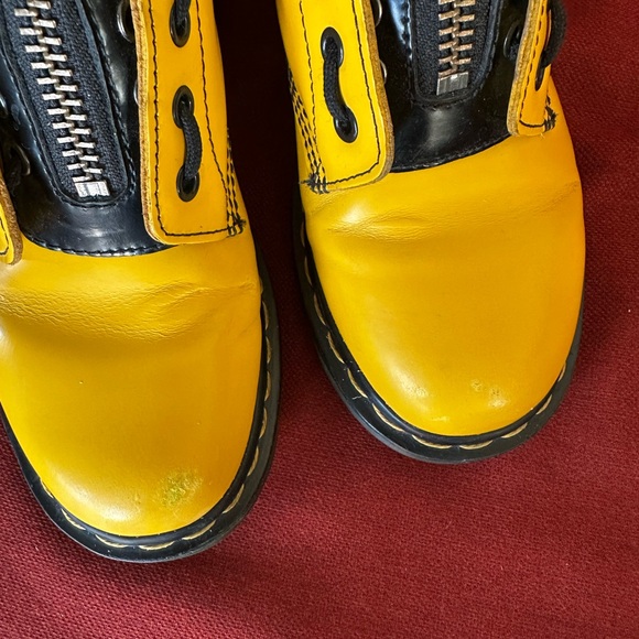 Dr Martens 1460 Yellow combat boots bundle - Picture 9 of 12